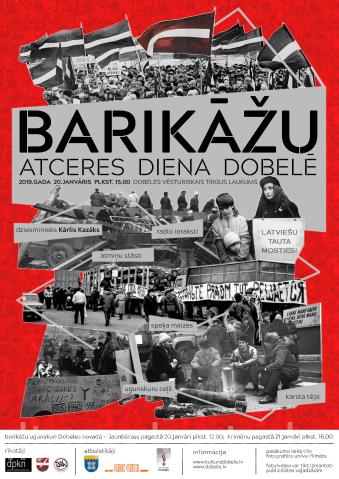 Barikāžu atceres diena Dobelē.